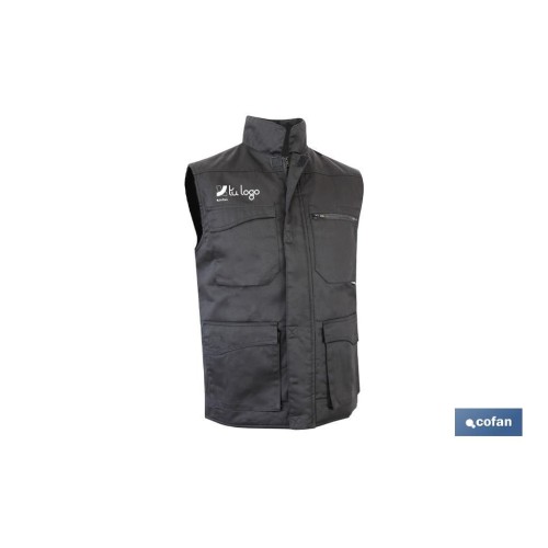 CHALECO MULTIBOLS. ACOLCHADO COLT 245gms/m NEGRO T-L